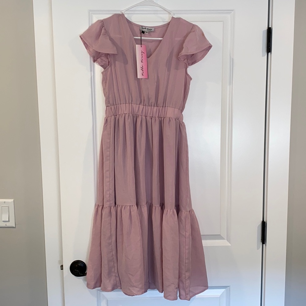 Dusty pink dress